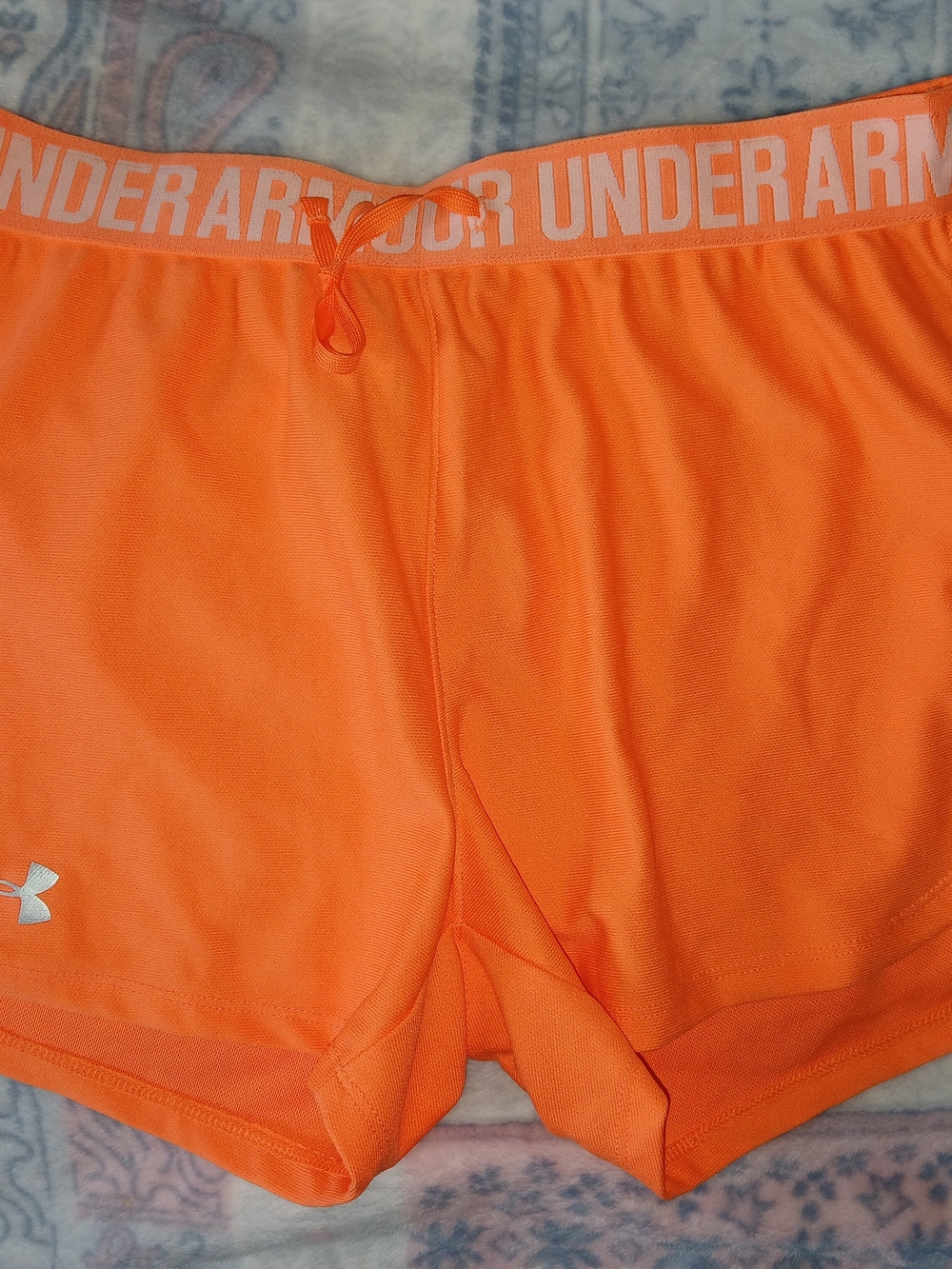 Under Armour Women's Bright Orange Athletic Shorts